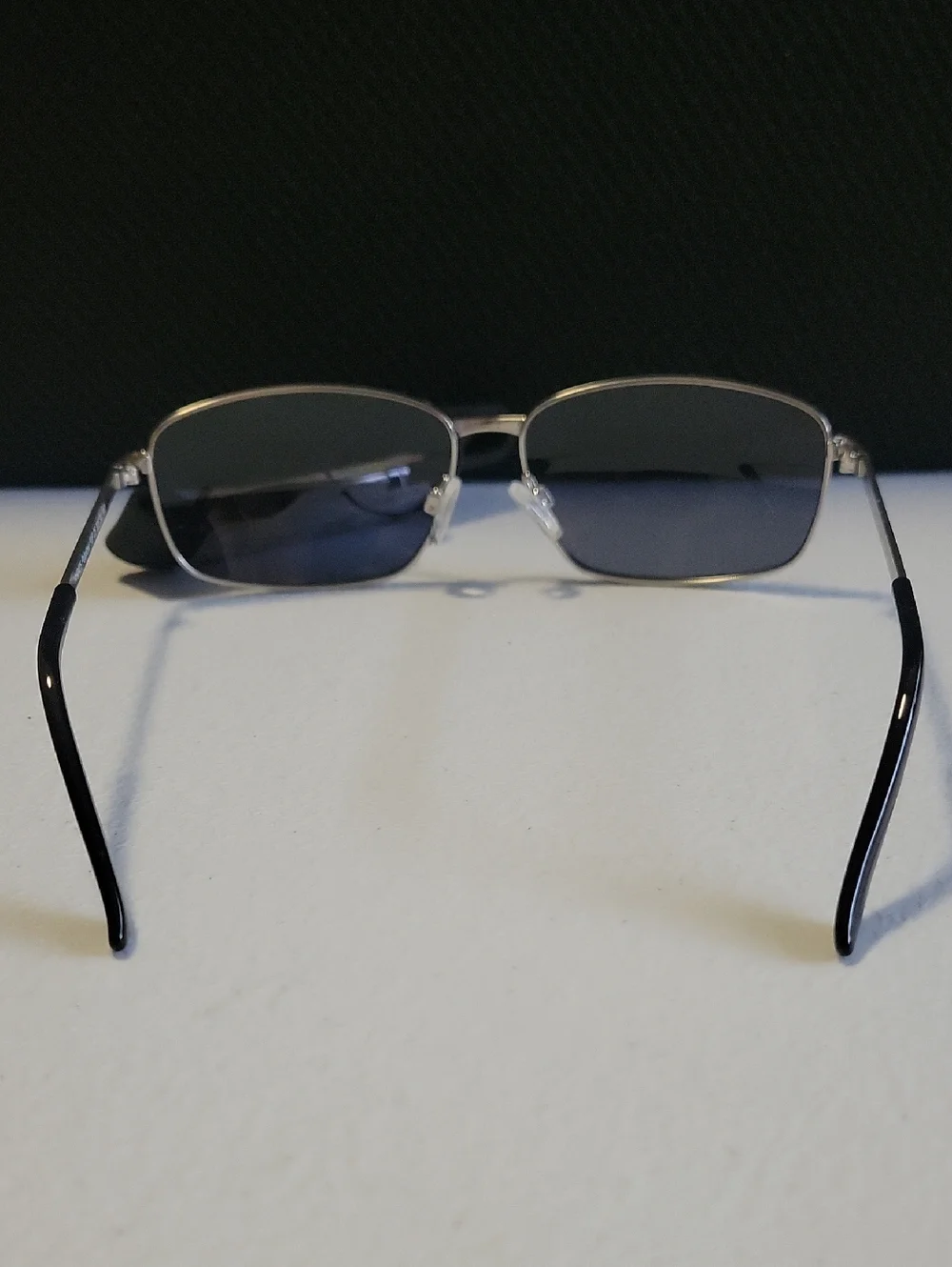 Men's Polarized Rectangle Sunglasses - Black